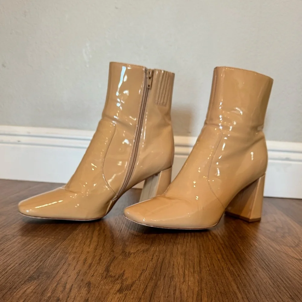 Free People by Jeffrey Campbell Candy Land Ankle Boots Women block heels  11 - Picture 5 of 14